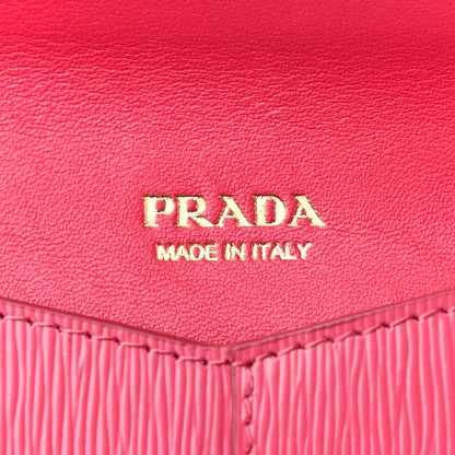 Prada Vitello Move Envelope Wallet Peonia 6 of 7