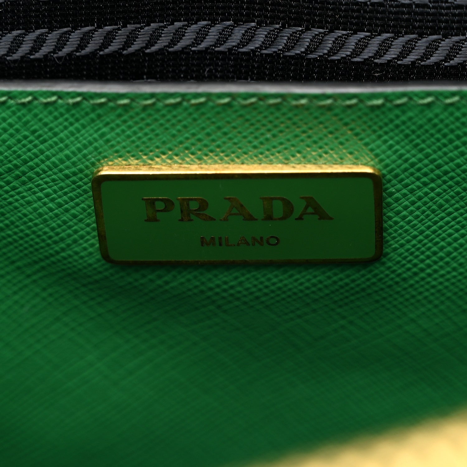 Prada Saffiano Medium Galleria Double Zip Tote Verde 6 of 12