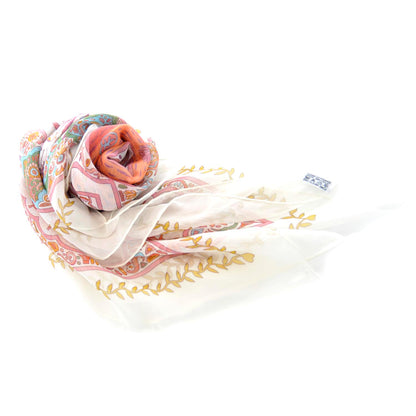 Hermes Mousseline Aux Portes Du Palais 140 Shawl Scarf 7 of 10