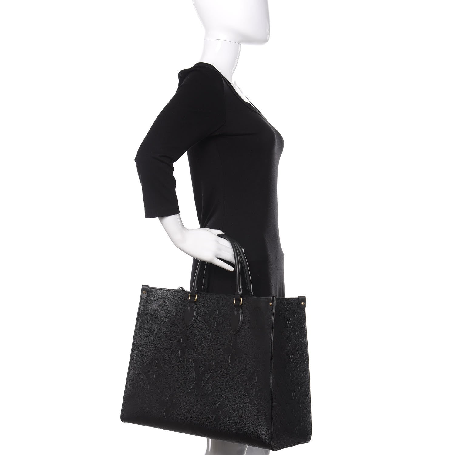Louis Vuitton Empreinte Monogram Giant Onthego GM Black 3 of 12