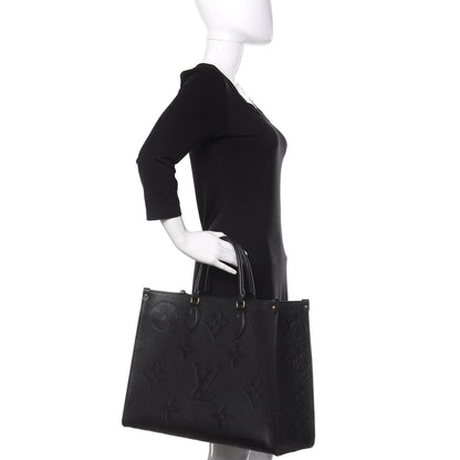Louis Vuitton Empreinte Monogram Giant Onthego GM Black 3 of 12