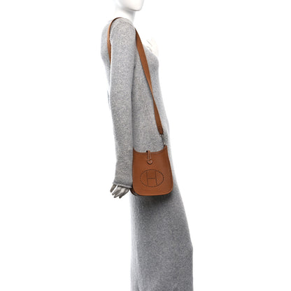Hermes Taurillon Clemence Amazone Evelyne TPM Gold 3 of 11