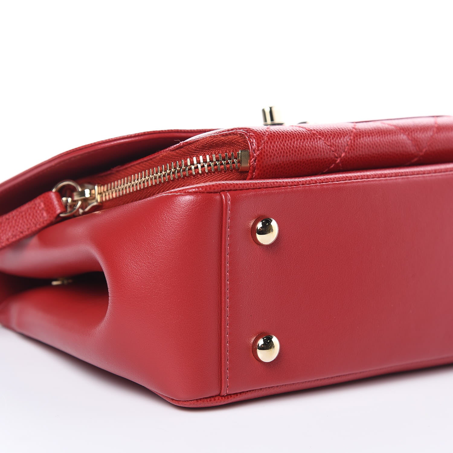 Chanel Caviar Quilted Small Business Affinity Flap Dark Red 8 of 9