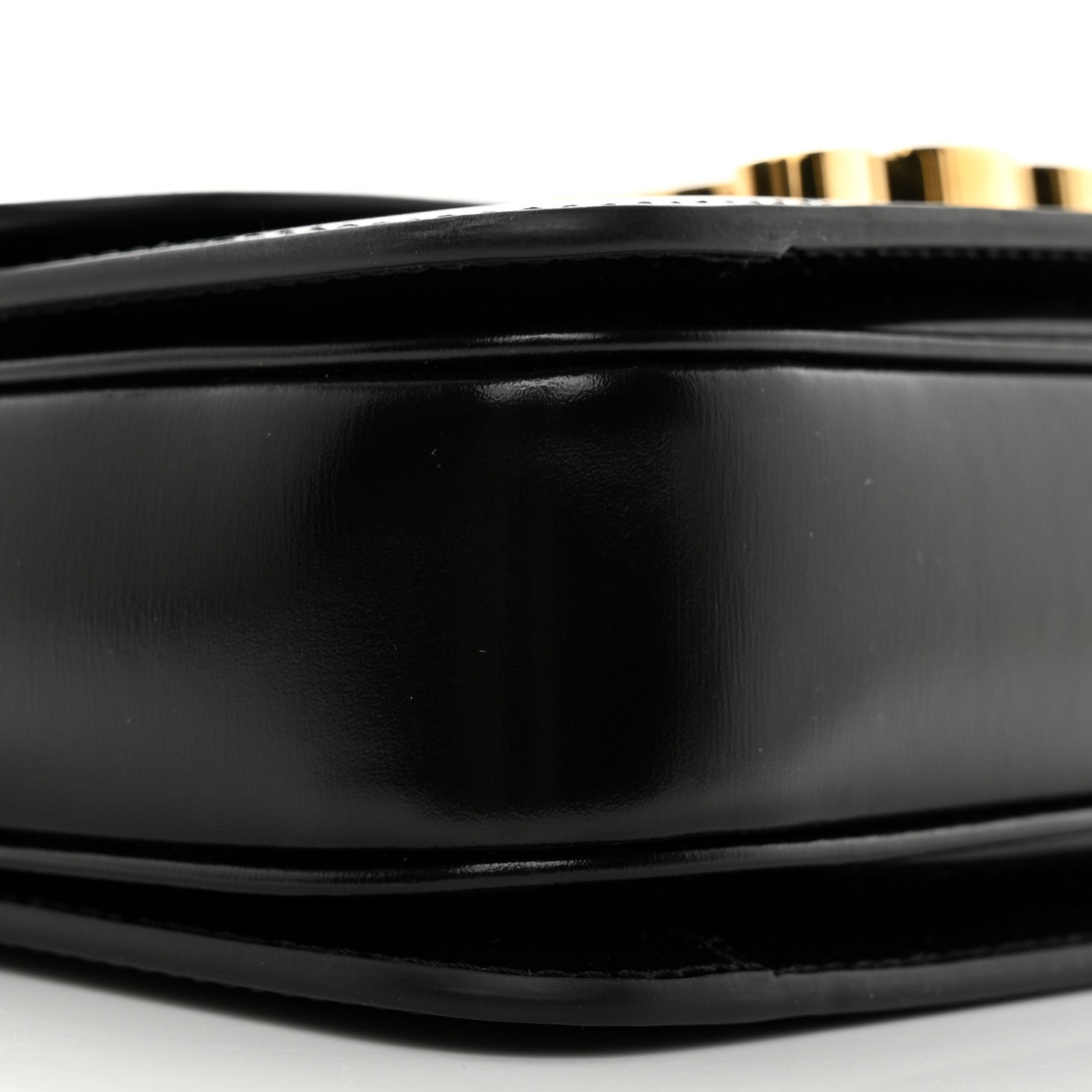 Celine Shiny Calfskin Teen Triomphe Black 9 of 10