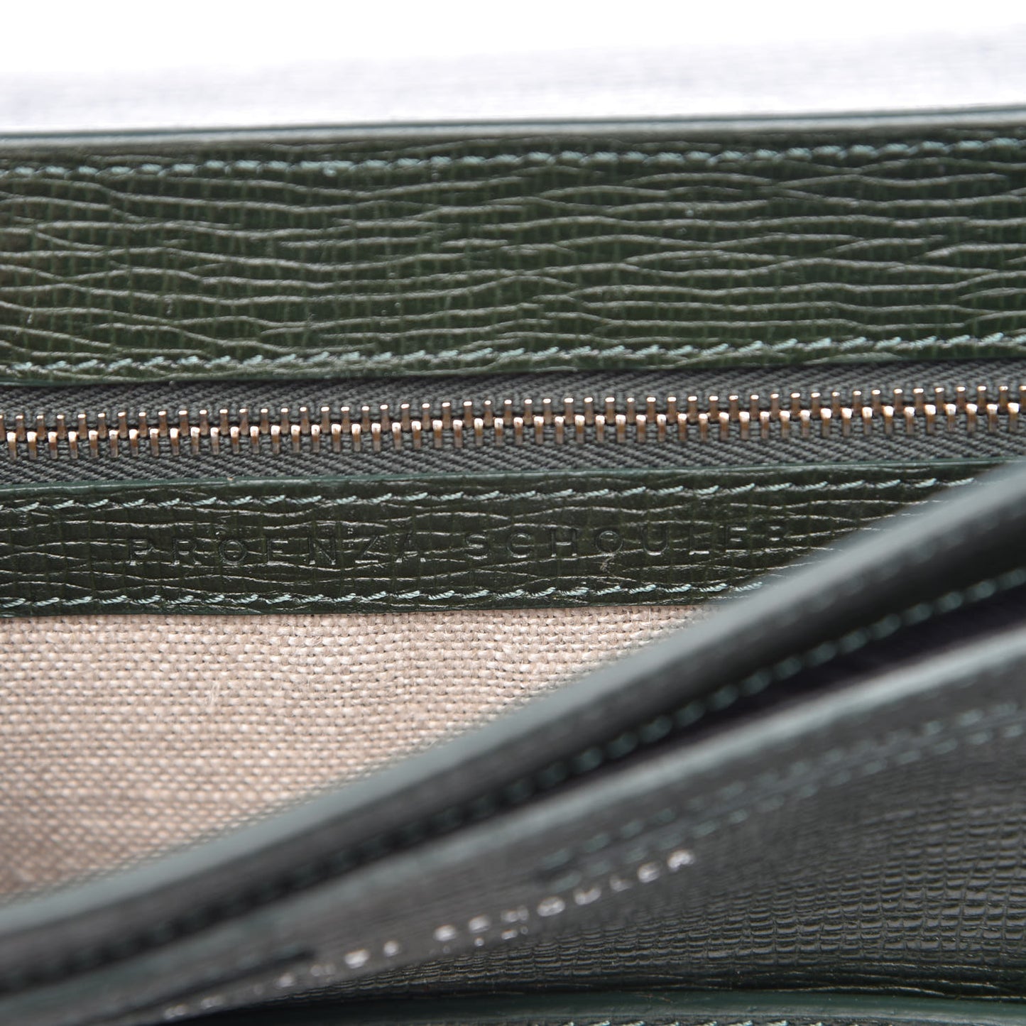 New Linosa PS11 Wristlet Clutch Verde Bottiglia