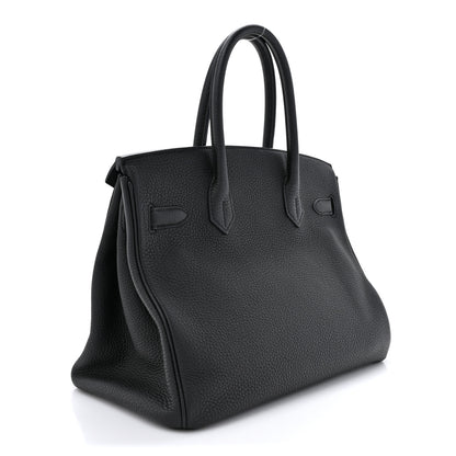 Hermes Togo BIRKIN 30 Black 3 of 16