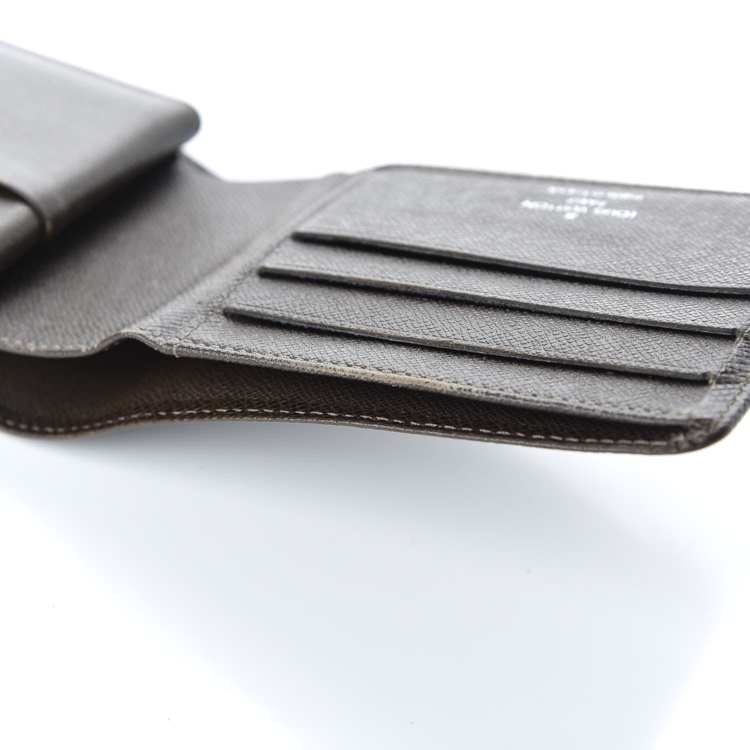Louis Vuitton Taiga Mens Billfold Wallet 3 Flaps Grizzli 7 of 7