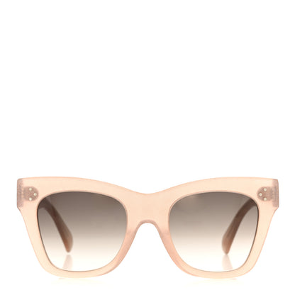 Celine Glitter Acetate Cat Eye Sunglasses CL4004IN Transparent Pink 2 of 7