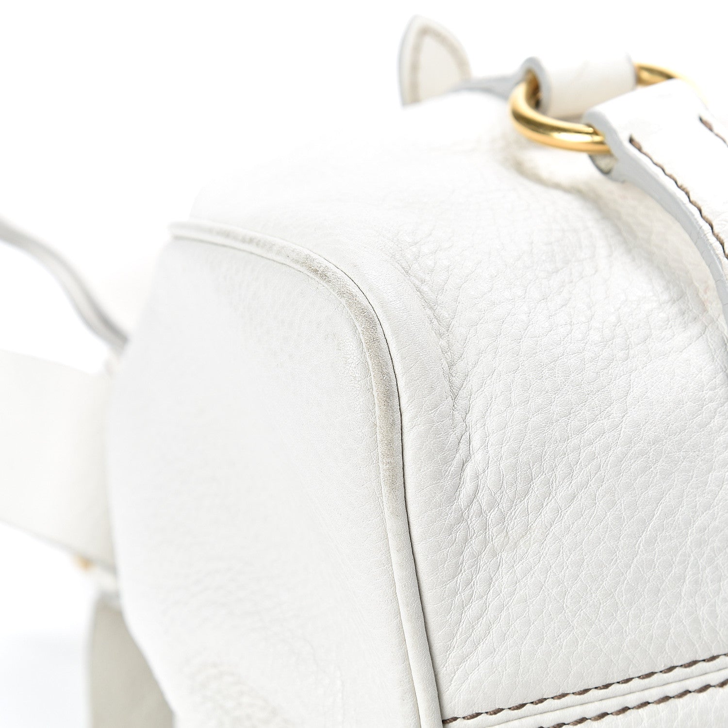 Miu Miu Vitello Bow Bag White 9 of 16