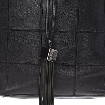Chanel Calfskin Square Stitched Tassel Bag Black 17 of 17