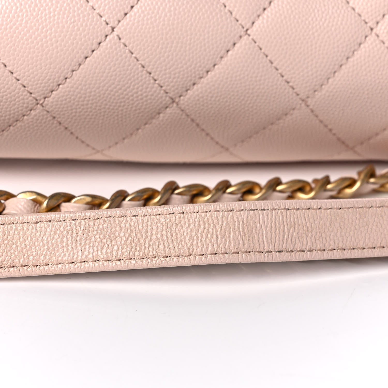 Chanel Shiny Lambskin Quilted Small Fashion Therapy Bowling Bag Beige 13 of 14