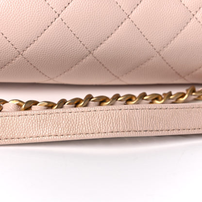 Chanel Shiny Lambskin Quilted Small Fashion Therapy Bowling Bag Beige 13 of 14