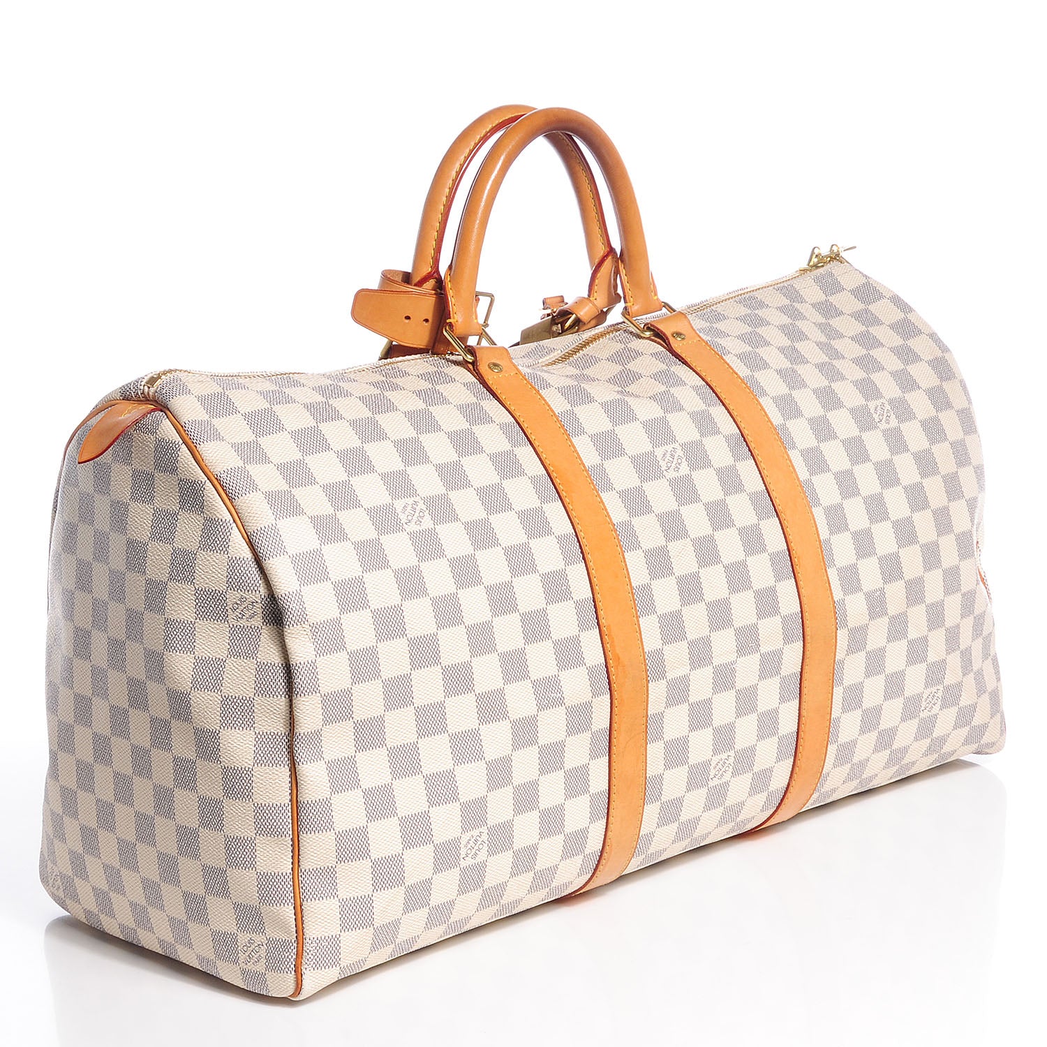 Louis Vuitton Damier Azur Keepall 50 3 of 7