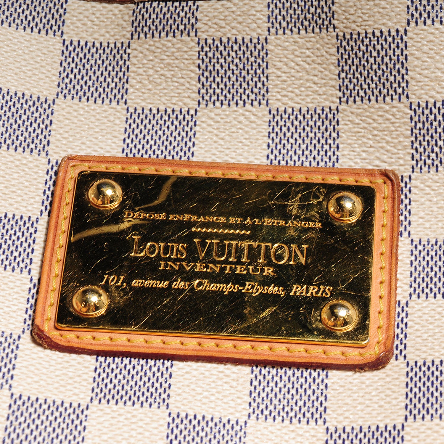 Louis Vuitton Damier Azur Galliera PM 6 of 9