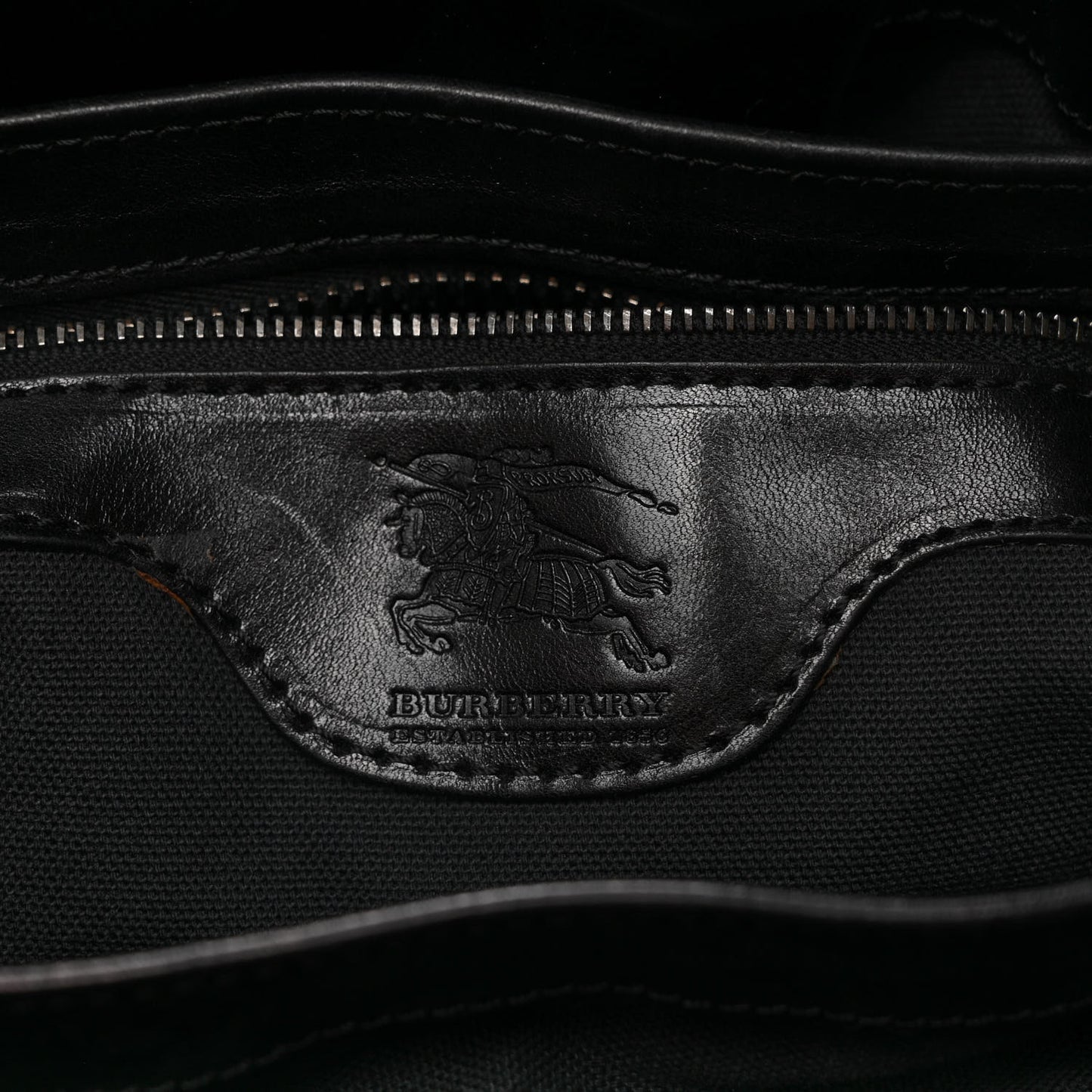 Calfskin House Check Studded Rowan Black