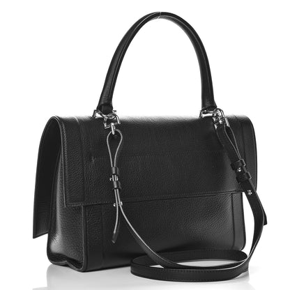 Givenchy Grained Calfskin Small Shark Lock Satchel Black 4 of 8