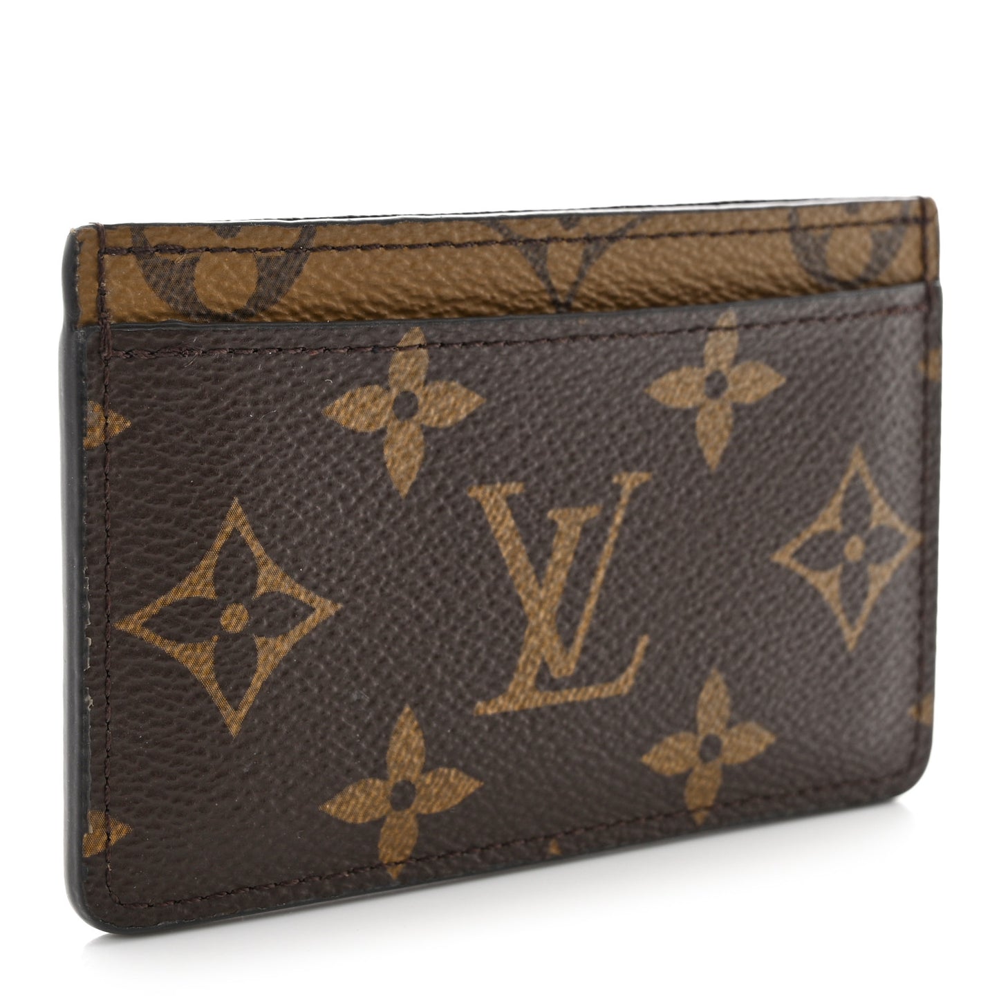 Reverse Monogram Card Holder