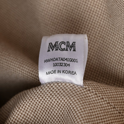 MCM Visetos Medium Klara Hobo Beige 6 of 10