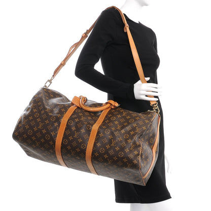 Louis Vuitton Monogram Keepall Bandouliere 55 2 of 19