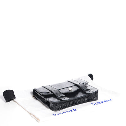 Proenza Schouler Lizard Printed PS1 Large Chain Wallet Black 4 of 6