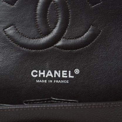 Chanel Caviar Quilted Medium Double Flap Brown 7 of 12