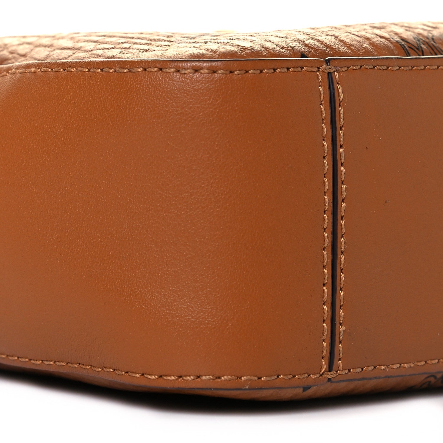 MCM Visetos Camera Crossbody Bag Cognac 5 of 9