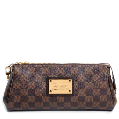Louis Vuitton Damier Ebene Eva Clutch 1 of 7