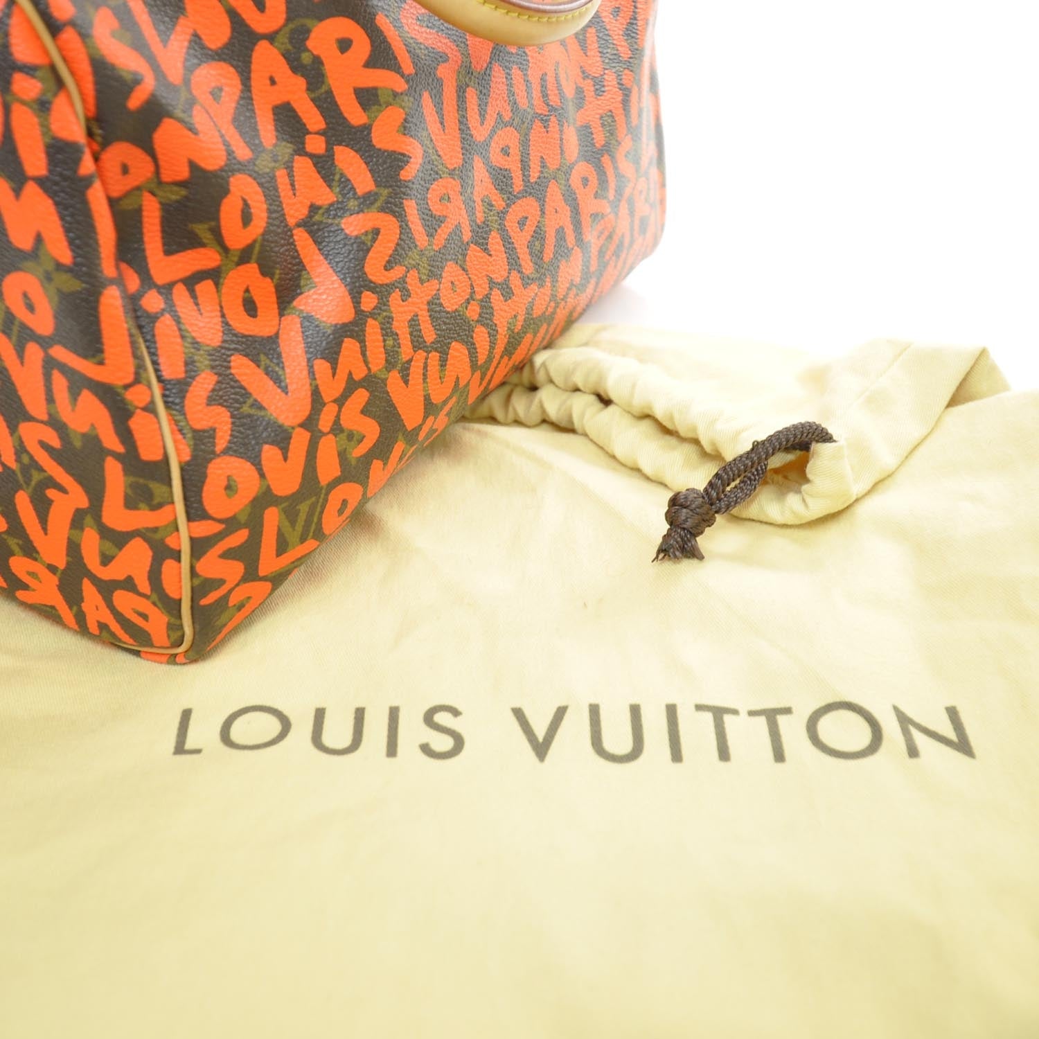 Louis Vuitton Monogram Graffiti Speedy 30 Orange 4 of 9