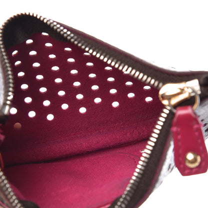 Louis Vuitton Monogram Perforated Key Pouch Fuchsia 4 of 9