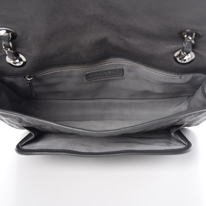 Chanel Caviar Quilted Medium French Riviera Flap Dark Grey 6 of 11