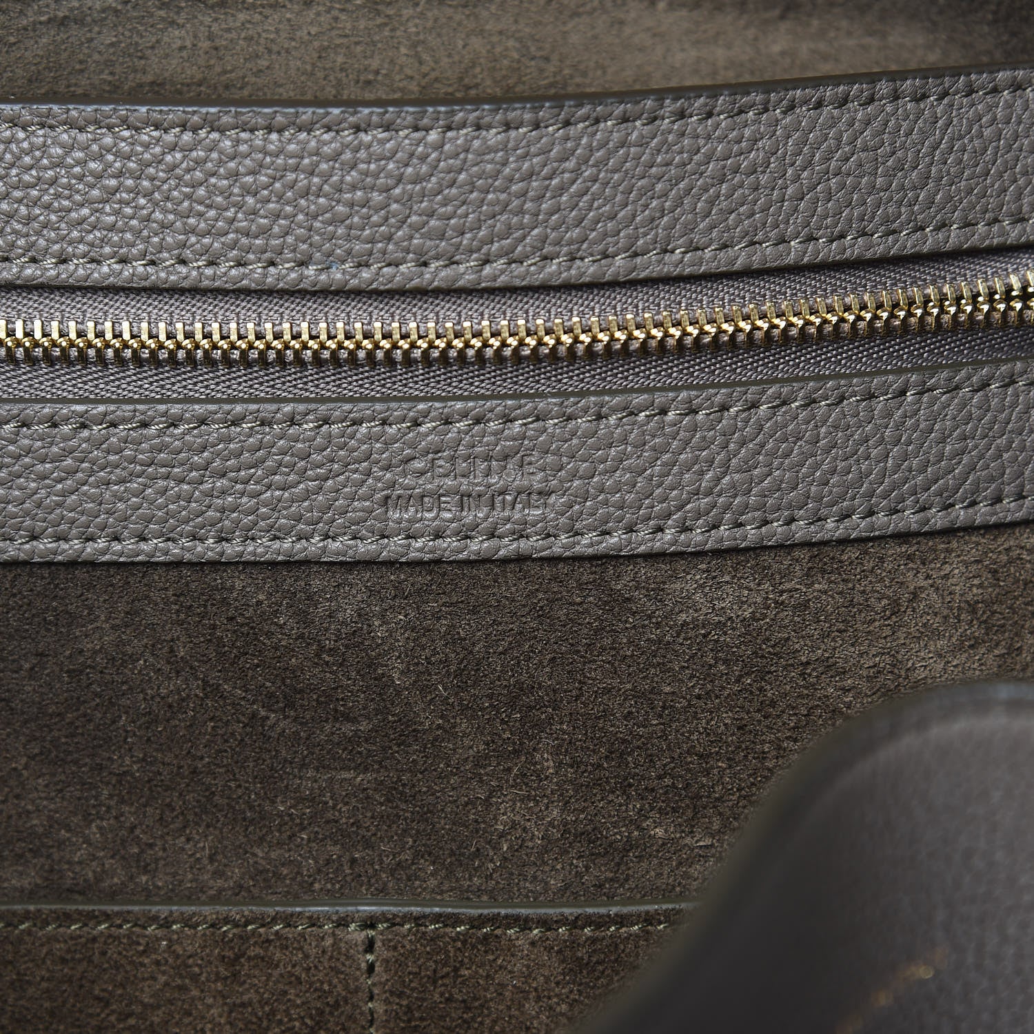 Celine Soft Grained Calfskin Medium Belt Cabas Phantom Taupe 6 of 12