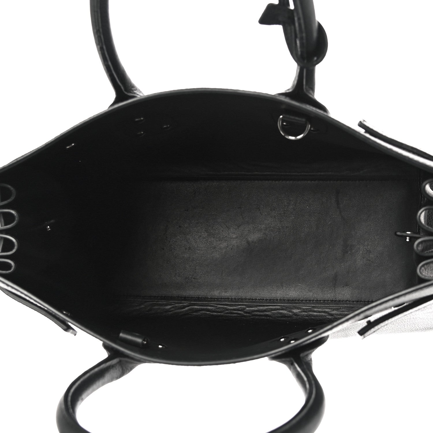 Saint Laurent Grained Calfskin Small Sac De Jour Black 6 of 14