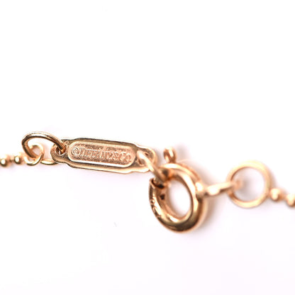 Tiffany 18K Rose Gold Beaded Chain Necklace 3 of 5