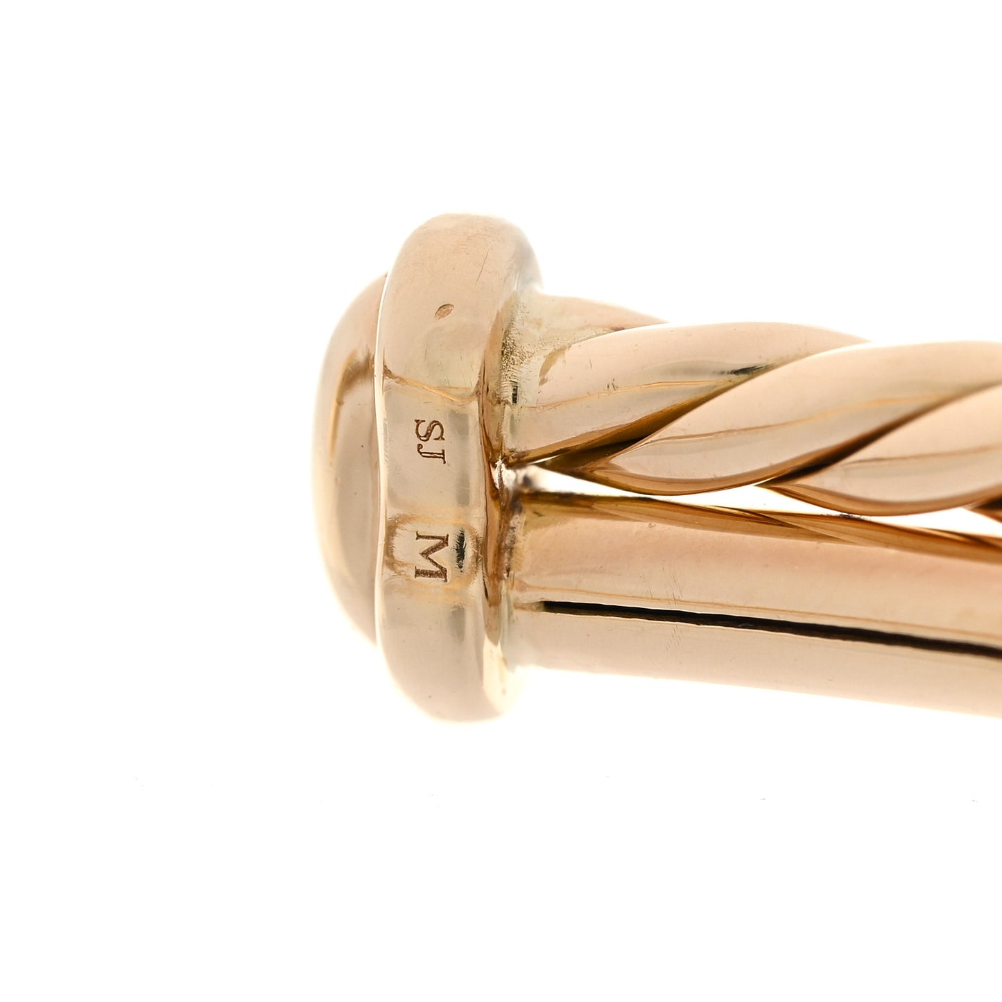 18K Yellow Gold Diamond Crossover X Bracelet