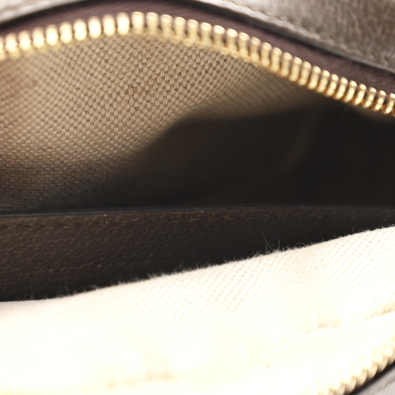 Gucci GG Supreme Monogram Textured Calfskin Super Mini Ophidia Shoulder Bag Beige Ebony New Acero 7 of 10