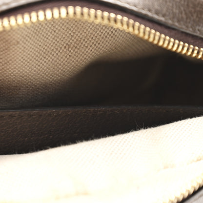 Gucci GG Supreme Monogram Textured Calfskin Super Mini Ophidia Shoulder Bag Beige Ebony New Acero 7 of 10