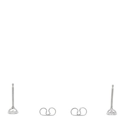 Tiffany Platinum Diamond .34ctw Elsa Peretti Diamonds By The Yard Earrings 3 of 6