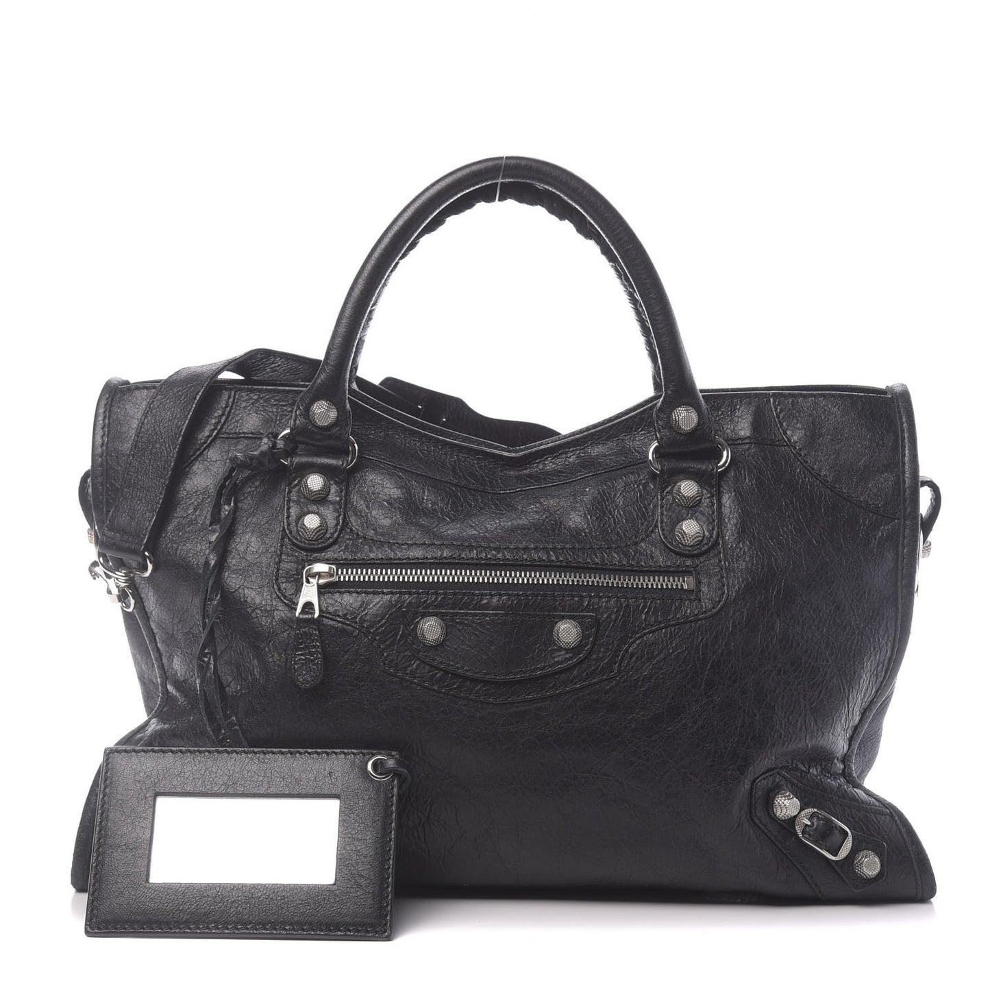 Agneau Giant 12 Silver Hardware City Black