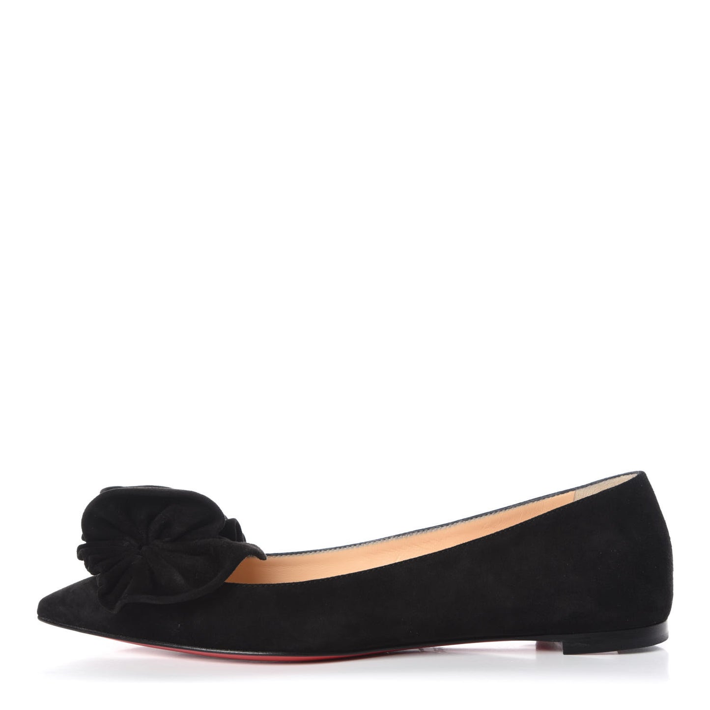 Veau Velours Anemosea Flats 36.5 Black