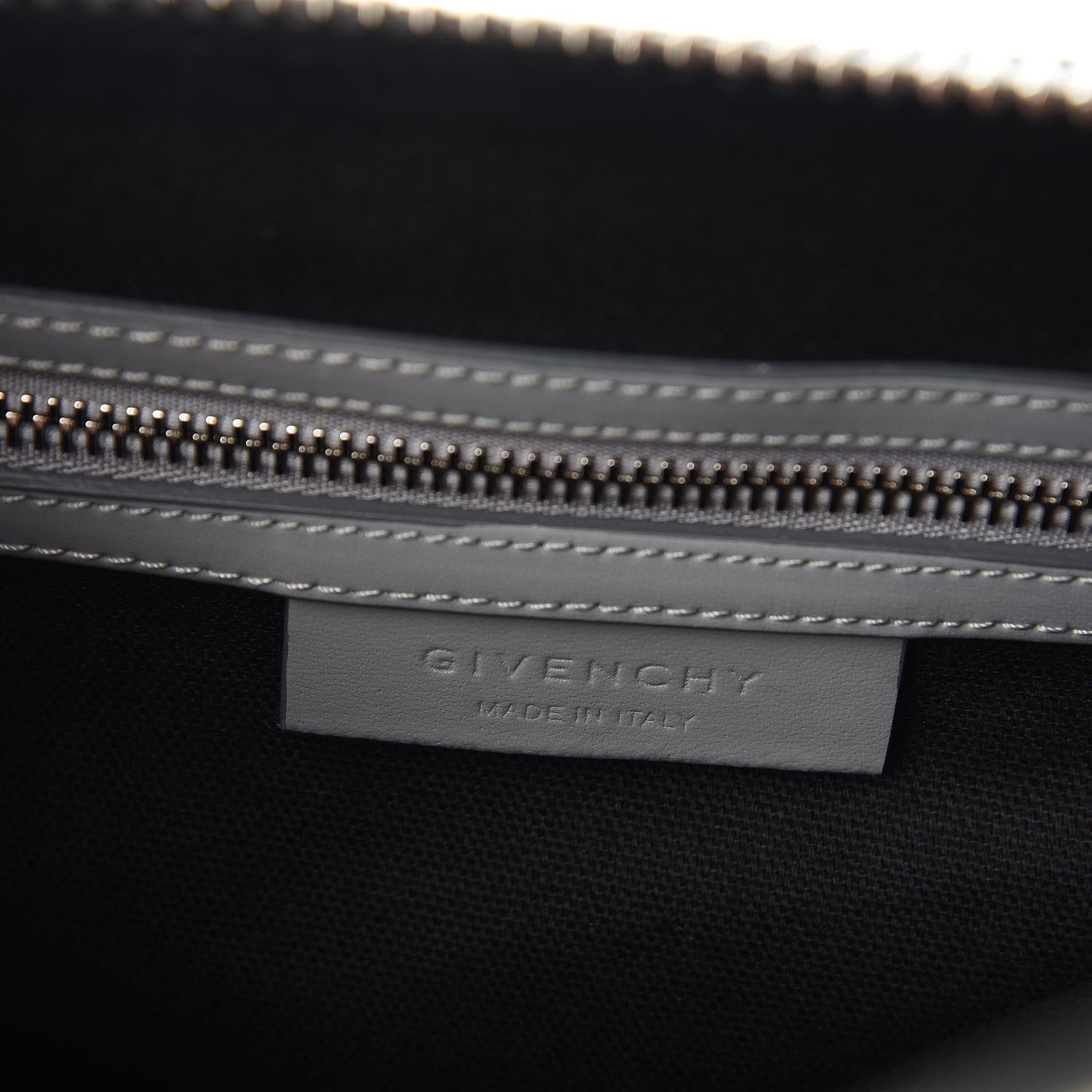 Givenchy Shiny Lord Calfskin Medium Antigona Pearl Grey 9 of 10