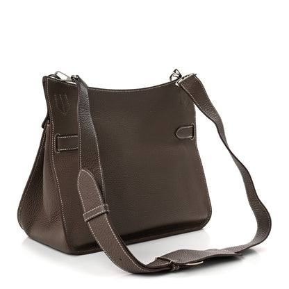 Hermes Taurillon Clemence Jypsiere 34 Etoupe 3 of 11