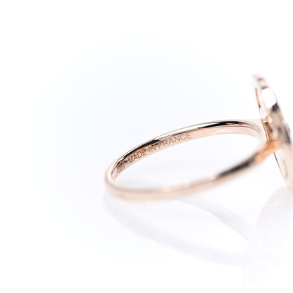 Louis Vuitton 18K Pink Gold Diamond BB Blossom Ring 52 6 4 of 7