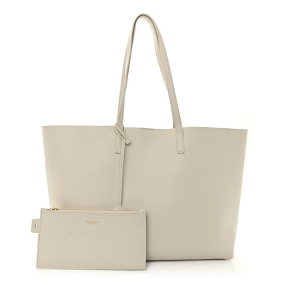 Saint Laurent Calfskin Large Shopping Tote Porcellana 2 of 15
