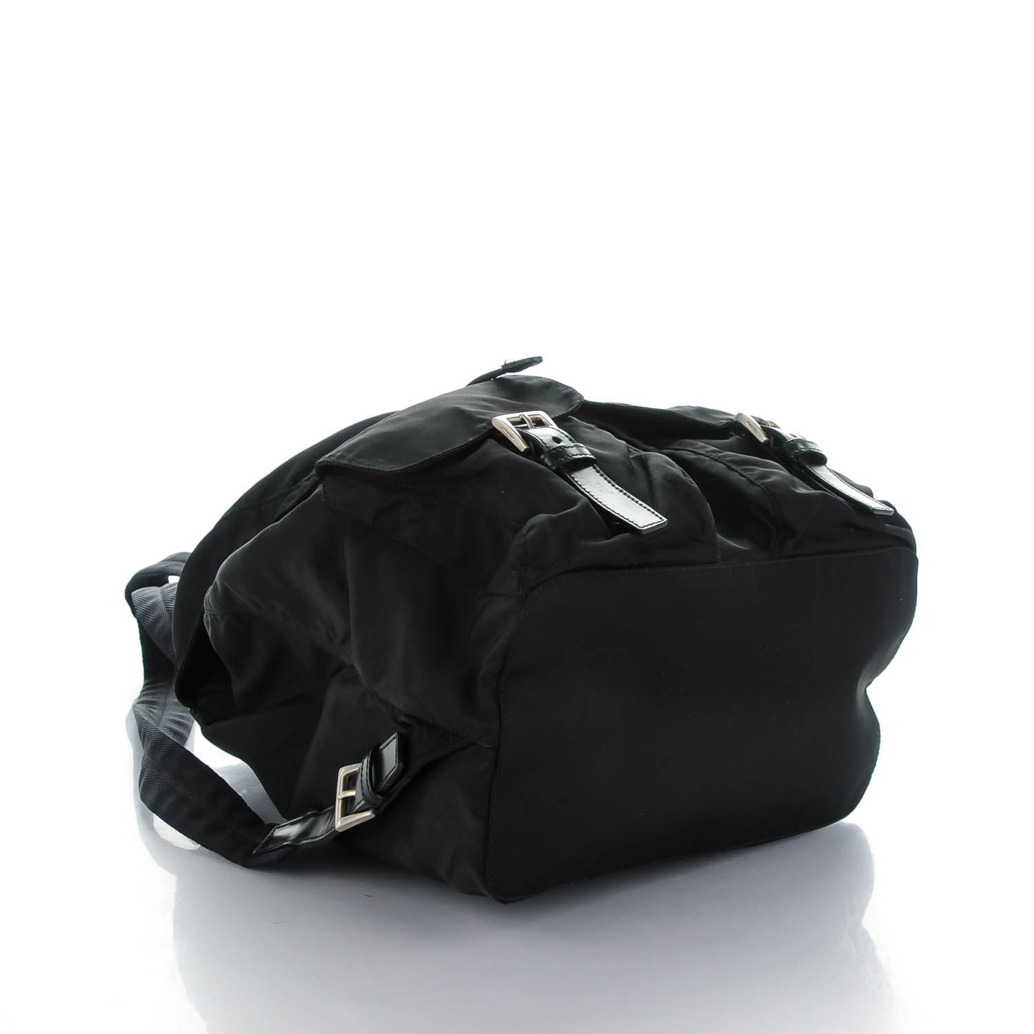 Prada Nylon Vela Medium Backpack Black 4 of 7