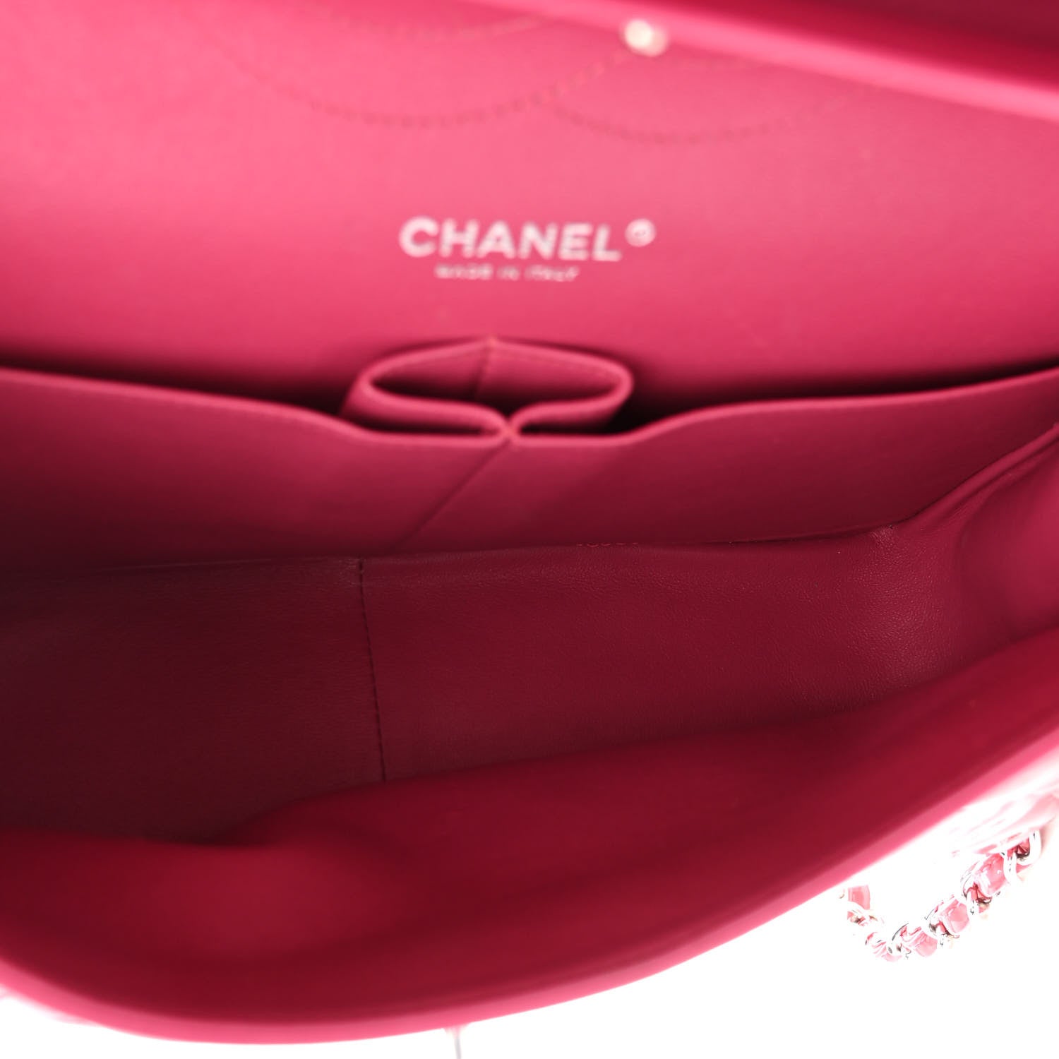 Chanel Patent Quilted Jumbo Double Flap Pink 5 of 14