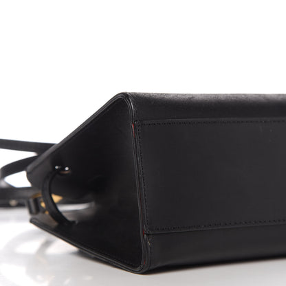 Mansur Gavriel Vegetable Tanned Calfskin Mini Mini Sun Bag Black Flamma 6 of 8