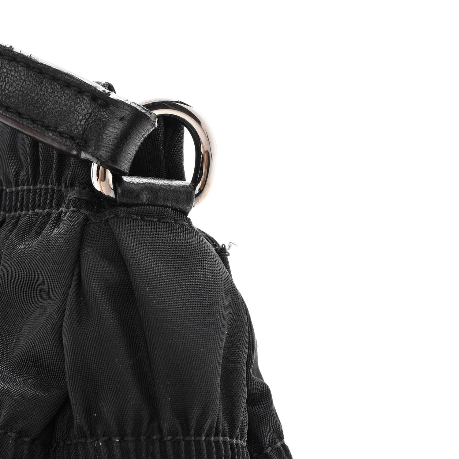 Prada Tessuto Nylon Gaufre Pochette Black 15 of 16