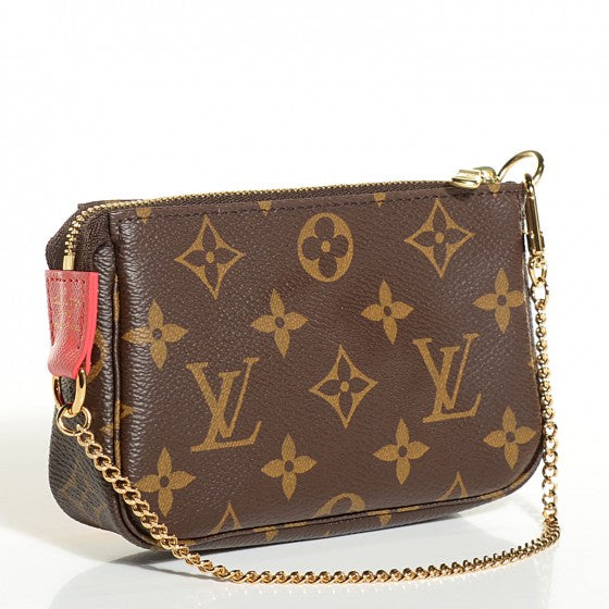 Monogram 2015 Christmas Animation Mini Pochette Accessories