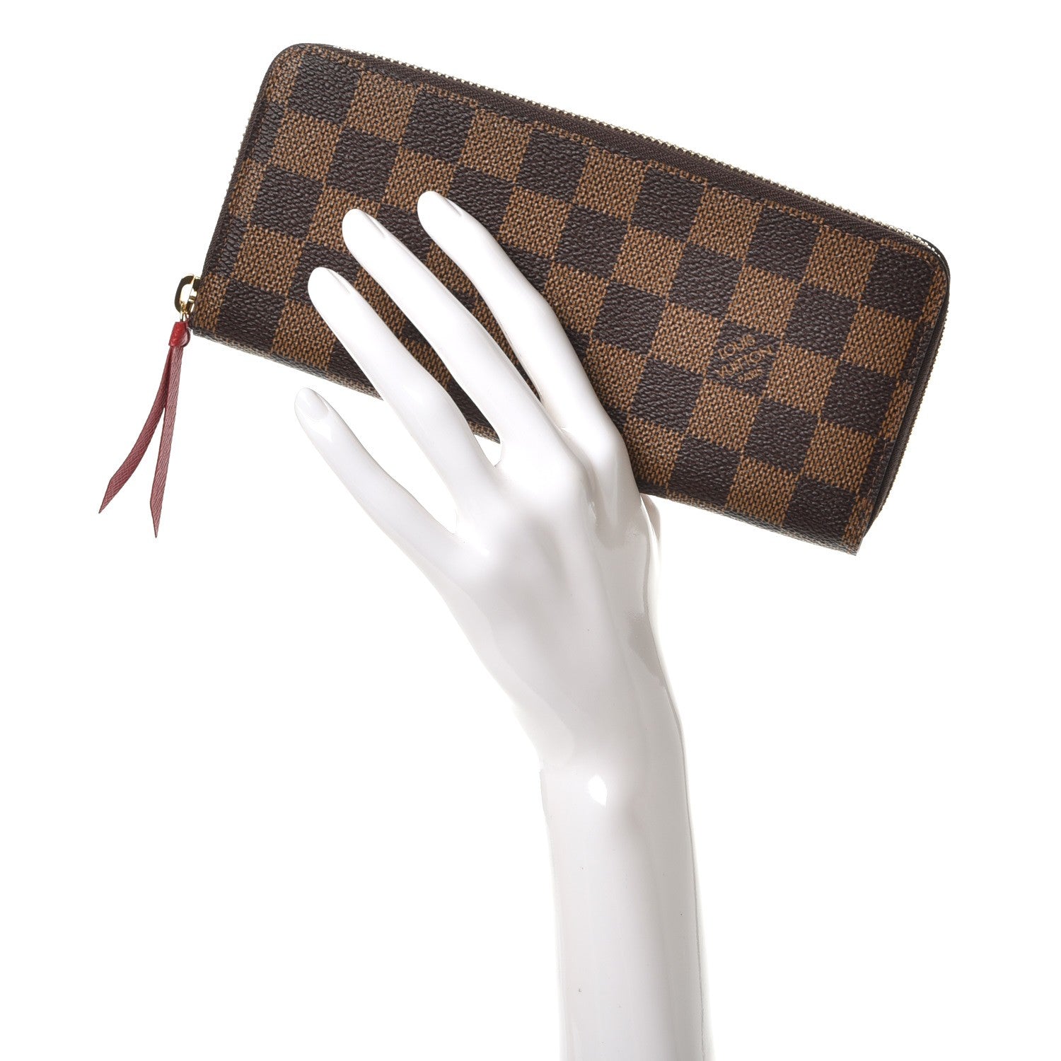 Louis Vuitton Damier Ebene Clemence Wallet 2 of 8
