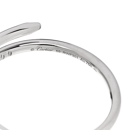 Cartier 18K White Gold Small Juste Un Clou Ring 59 8.75 4 of 4